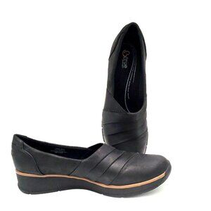 Btrue By Baretraps Gisela Brown Round Closed Toe Slip-On Shoes Women's Size 9.5M